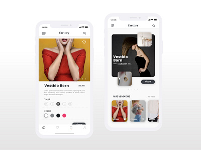 Factory adobe branding design ecommerce fashion app typography ui vector