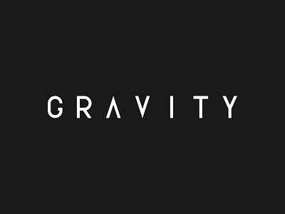 A New Typeface gravity typeface