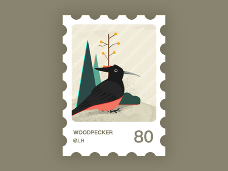 Woodpecker by Jellyfish on Dribbble