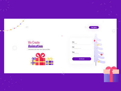 Merry Christmas :) 100daychallenge blessing christmas dailyui happy holidays illustration ui ux web