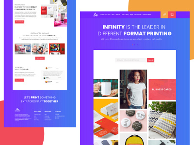 Infinity Website By Farah Qadeer On Dribbble