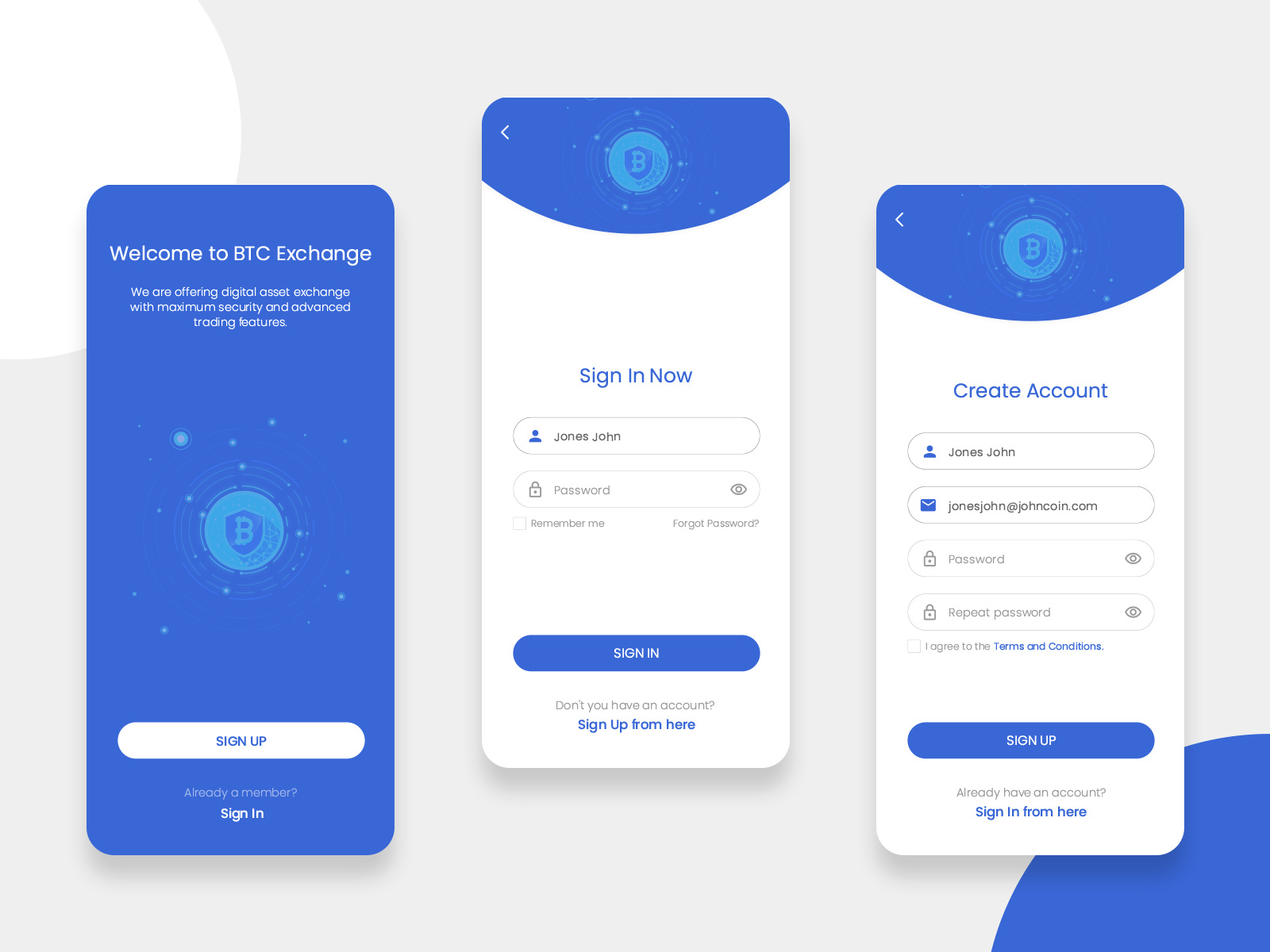 Sign In / Sign Up by Pintu Kathrotiya on Dribbble