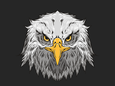 Eagle Head affinitydesigner affinityphoto art design eagle fiverr illustraion illustration art illustrator logo simple tshirt vector