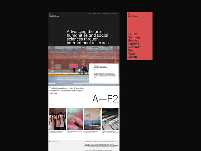 Research Institute Website branding dark layout design typography ui user interface web layout webdesign website website design