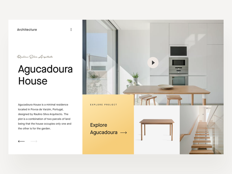 Interior Design UI by Andrea Montini on Dribbble