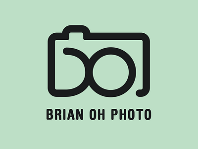 Retouched Brian Oh Logo camera icon logo photography simple