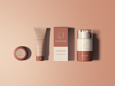 Branding for Skinskara Natural Cosmetics branding design illustration logo vector
