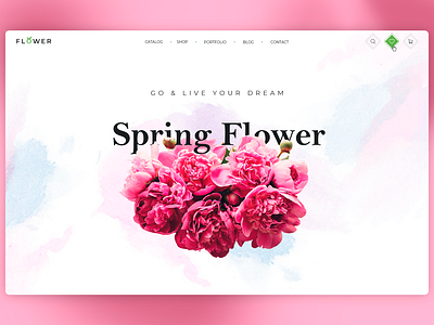 Flowers Shop Homepage