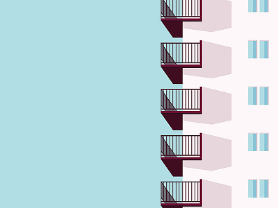 Step by step #1 architecture artwork blue creation flat design graphic design illustration illustrator repetition