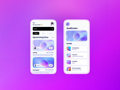 UI for mobile app app brand branding design figma ui