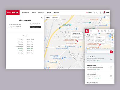 Store Locator branding design ecommerce map maps responsive responsive layout ui ux website