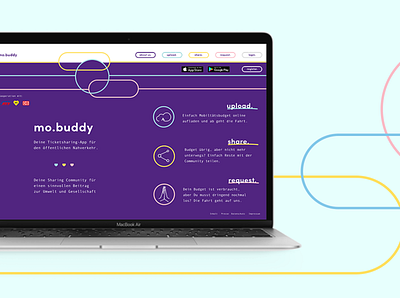 mo.buddy — shared budget for public transport app app design digital school project shared economy speculative design sustainability ui ux web