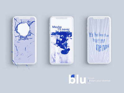 Blu app behance brand branding design desktop health healthcare instagram ios iphone minimal app mobile typography ui ui design ux ux ui uxdesign web