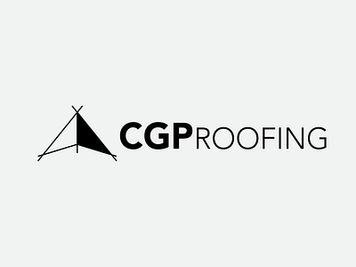 CGP Roofing Logo Sydney branding design logo typography