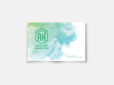 Brand book for Cleaning Company AHG Sydney