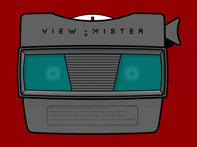 View master part II affinitydesigner graphic illustration retro view master vintage