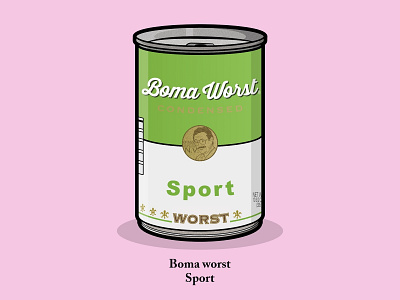 BOMA worst Sport affinitydesigner andy warhol belgium design fc de kampioenen flat graphic illustration kampioenen vector