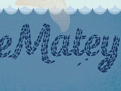 Matey Type Detail fish type typography