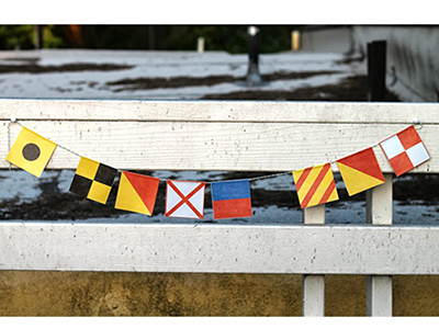 I love you - Maritime Flags