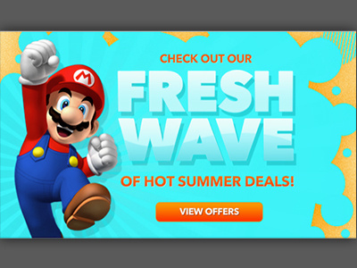 Sizzlin' hot summer deals cheesy mario retail