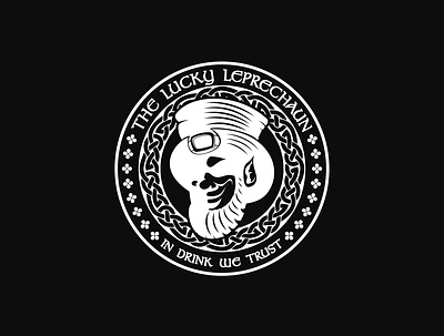 The Lucky Leprechaun brand identity branding design graphic design logo vector