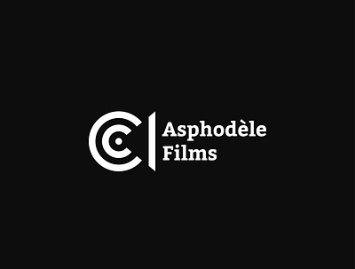 Asphodèle Films brand identity branding design graphic design logo vector