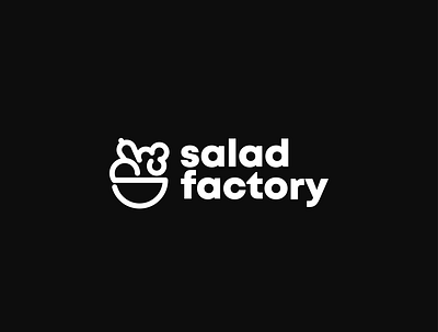 Salad Factory brand identity branding design graphic design logo vector