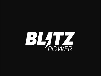 Blitz Power brand identity branding design graphic design logo vector