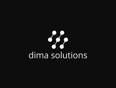 Dima Solutions www.dima.com.jo brand identity branding design graphic design logo vector