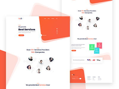 Digital Agency Landing Page agency business creative design digital landing page product ui ux website