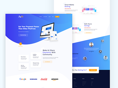 Payment Gateway Landing Page by UIncorn on Dribbble