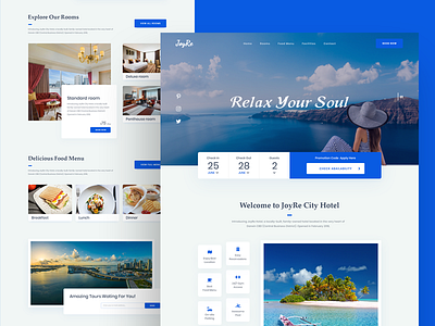 Luxury Hotel Website Exploration