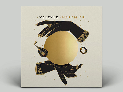 Harem EP Cover album art album artwork album cover cover cover art design illustration music music artwork vector