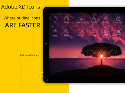 Iconography adobe xd branding icon design icon set iconography identity