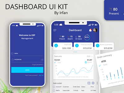 Dashboard ERP Management adobe xd creative design dashboard dashboard app dashboard template dashboard ui material design ux