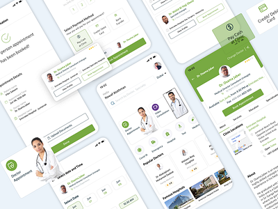 Doctor Appointment App branding figma graphic design ui uiux userexperience userinterface ux ux design