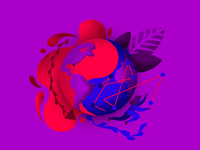 A Post VUCA World blog blog design color illustration nature procreate vector