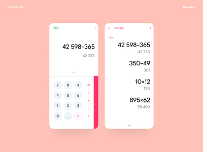 Daily UI #004 Calculator