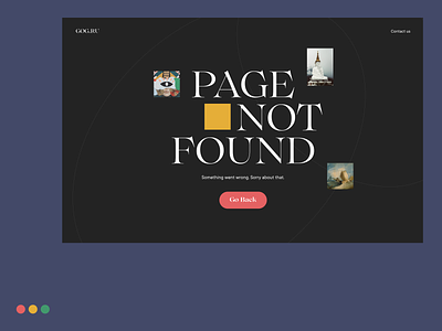 Daily UI #008 - 404 page 404 404 error page clean dailyui dailyuichallenge error layout minimal ui web