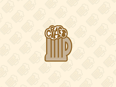 Groovy Craft Beer 70s beer brown concept craft craftbeer drink icon illustraion typography vector