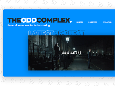 the odd complex - new branding idea branding entertainment ui web design web 2.0