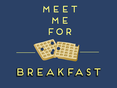 Meet For Breakfast Button button contact portfolio