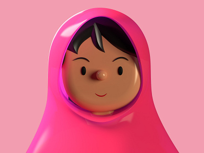 Malala | Toy Faces | 3D Illustration 3d animation ar avatar icons avatars c4d caricature faces freebie illustration library list malala portrait profile symbol toyfaces ui ux vr
