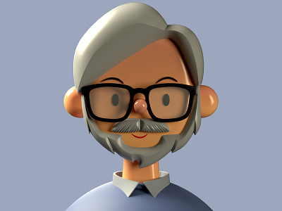 Hayao Miyazaki | Toy Faces | 3D Illustration 3d 3d animation abstract anime app avatar brand c4d character design cute design freebie hayao miyazaki illustration list plugin product toy faces ui ux