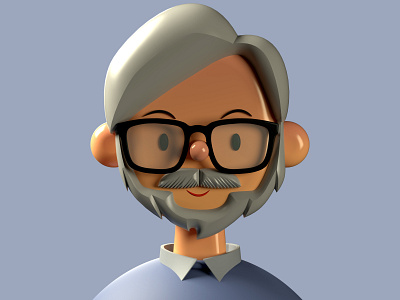 Hayao Miyazaki | Toy Faces | 3D Illustration