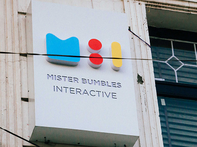 Mister Bumbles Interactive — Signage branding logo signage symbol texture typography