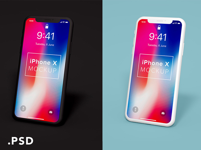 iPhone X Clay Mockup (.psd) by Amrit Pal Singh on Dribbble