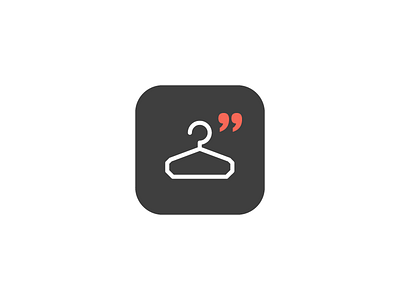 QuoteHanger App Icon app icon branding icons identity logo logo design payment rechage