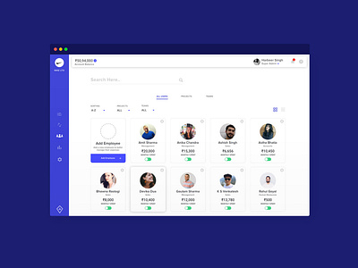 Kite Tab Manage Employees