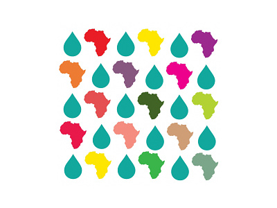 SONGS FOR AFRICA abstract africa album art direction care clean colourful cover drop elegant environment good help icon illustration logo maps minimilastic music non profit nonprofit pattern planet save save earth simple sustainable thirdworld water world